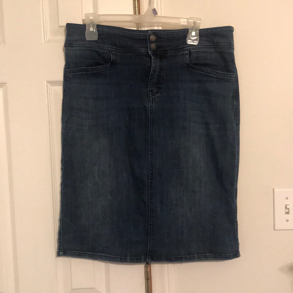 Christopher & Banks Denim Skirt